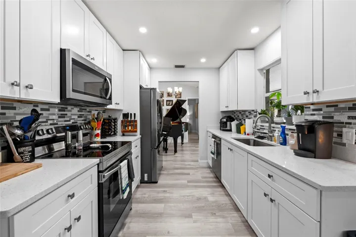 Kitchen with Stainless Steel Appliances