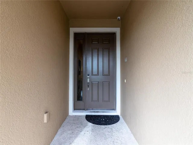 Welcome! Door with remote smart lock