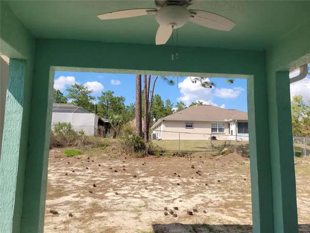 Back patio