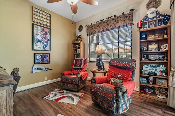 MAN CAVE overlooks pool!