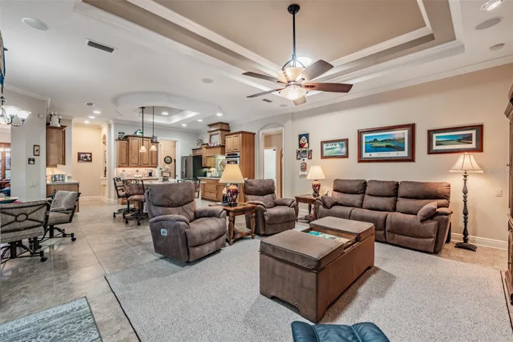 Great room OPEN to kitchen and covrd lanai