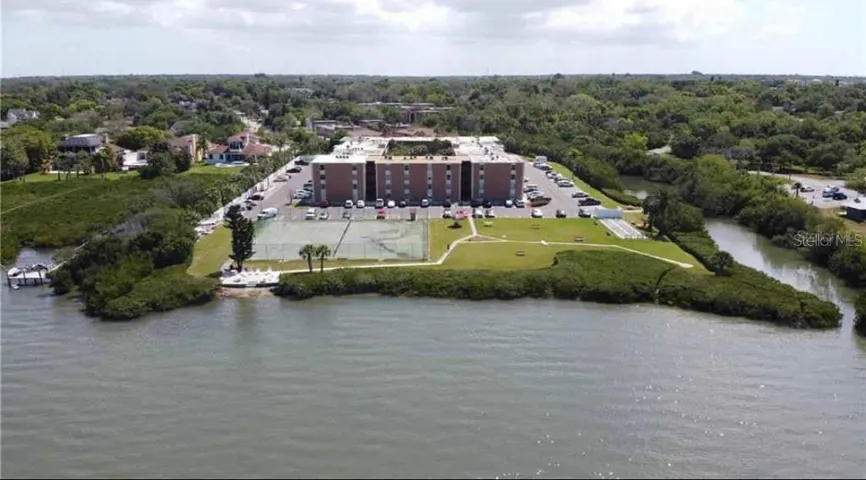 View of Building 10 where the condo is located.