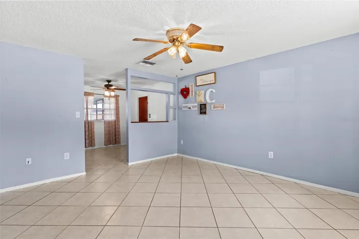 Family Room features tile flooring