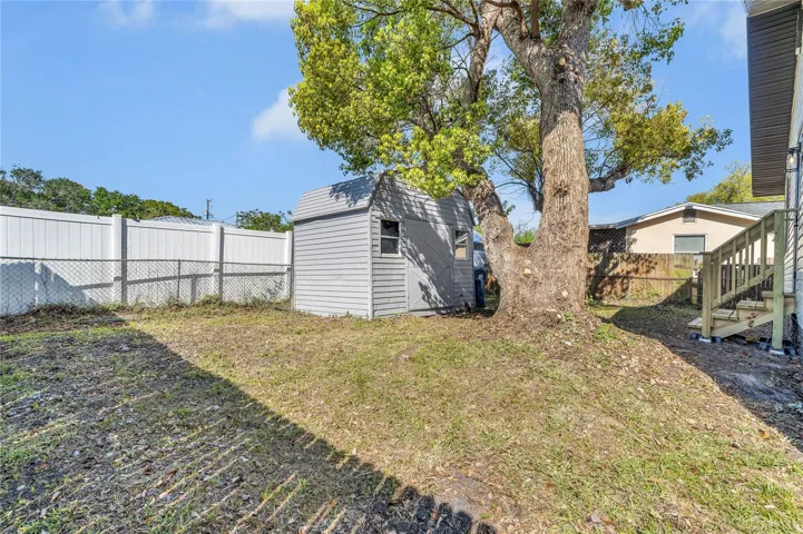 backyard/ shed