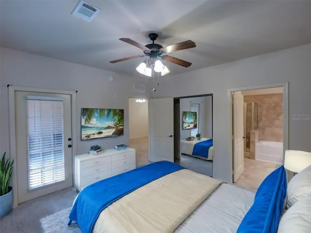 Virtually Staged Primary Bedroom
