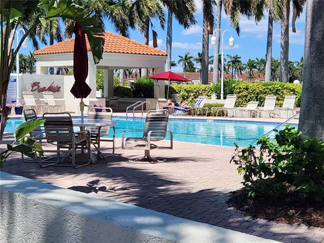 Pool and spa area