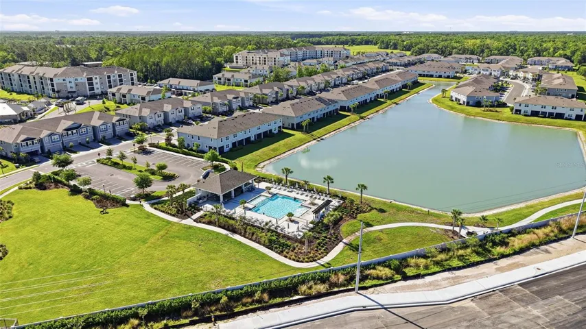 Aerial Of Community