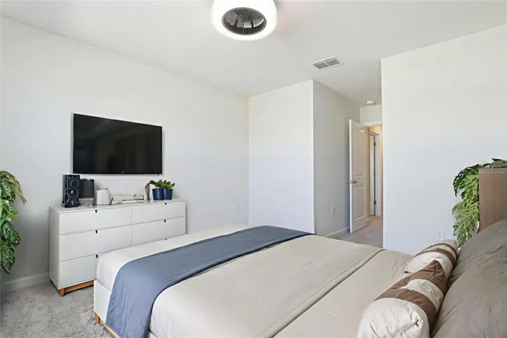 Virtually Staged-Bedroom Three