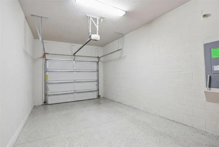 Virtually Staged-One Car Garage