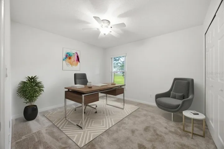 Bedroom 2 - Virtually Staged as Office