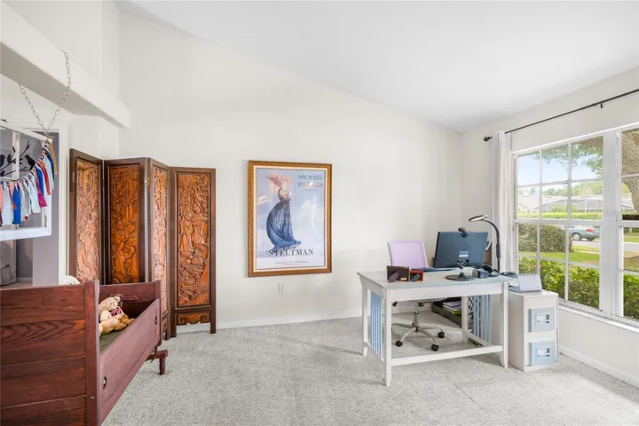 Living Room.  Currently used as home office.