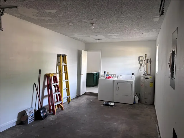 Garage/washer-dryer not warranted as-is