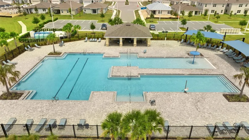 Olympic size pool, and water area