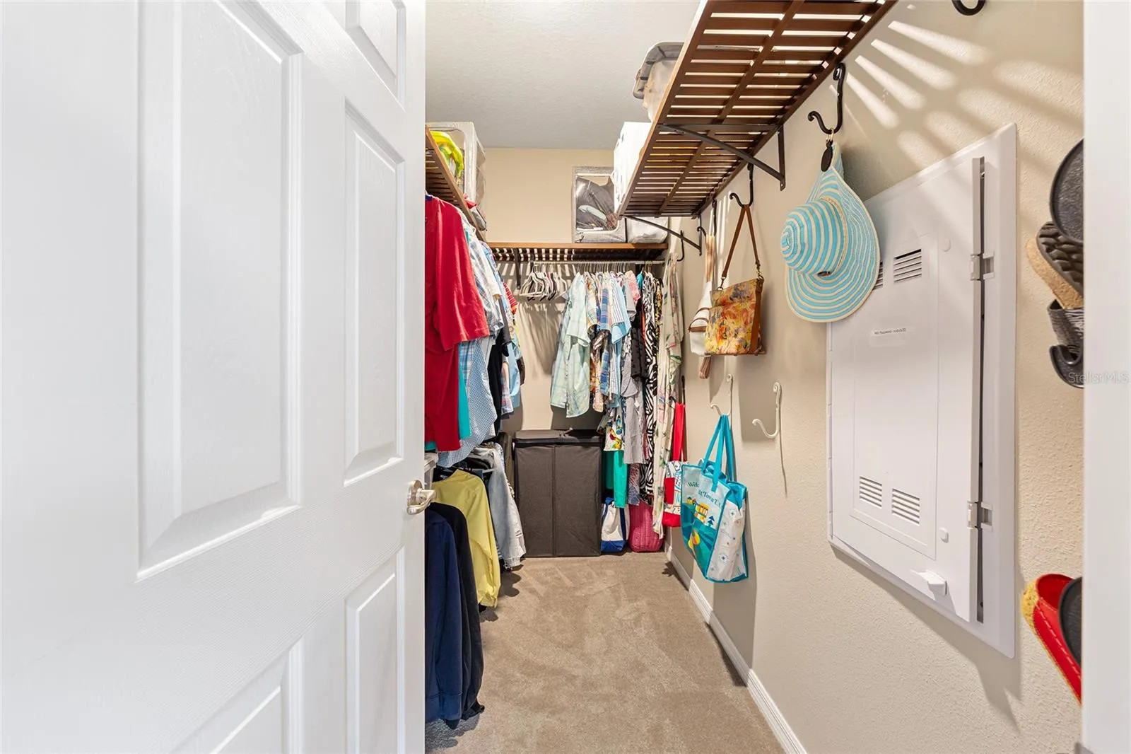 Primary walk-in closet