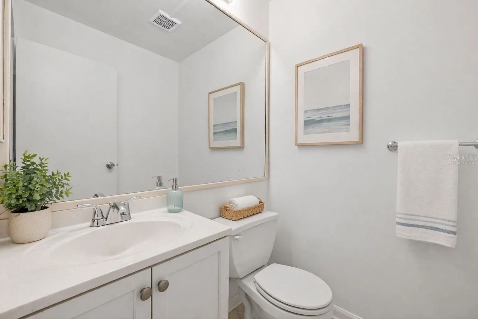 Half Bath - Virtually Staged