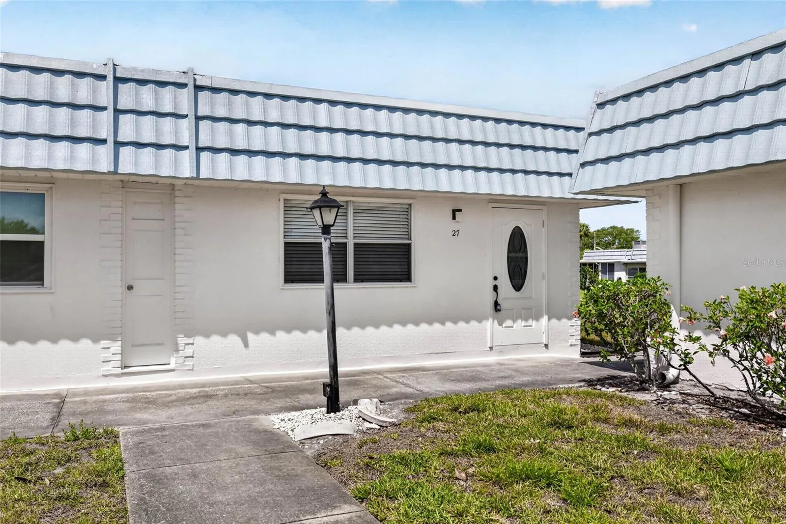 Front view of unit