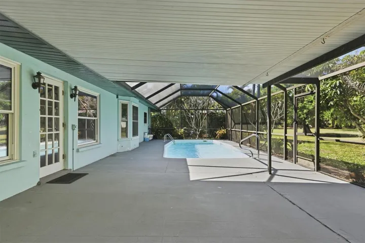 Screen in Lanai, with pool