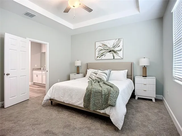 Same floor plan of decorated model home