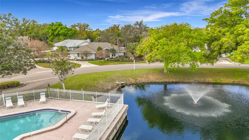 Azalea's rarely used community pool is directly across the street!
