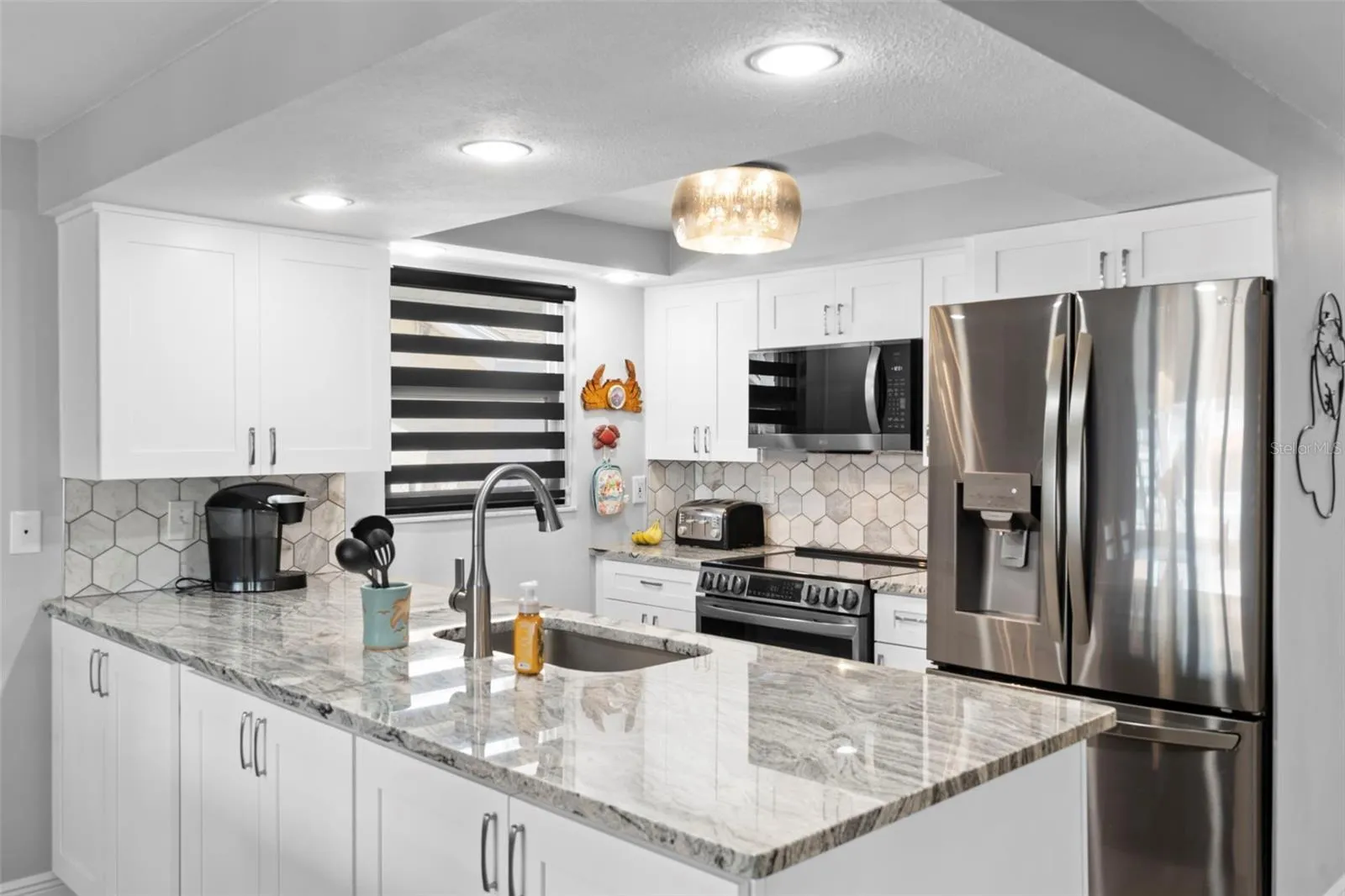 Kitchen with NEW Cabinetry, NEW Granite, NEW Appliances