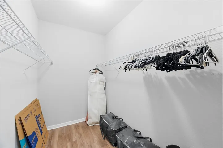 Primary closet