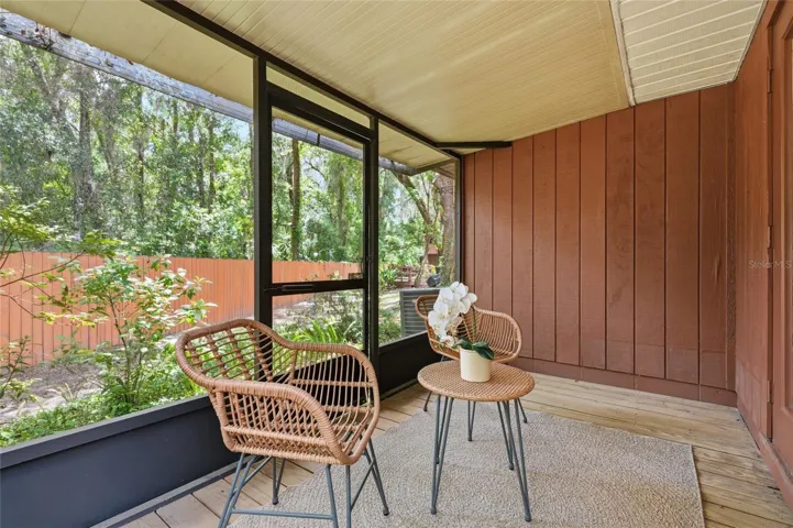 Serene Screened Porch