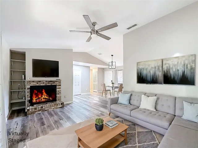 Woodburning Fireplace