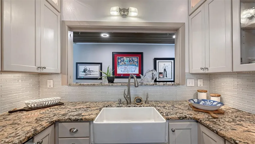 Kitchen View to Central Hallway