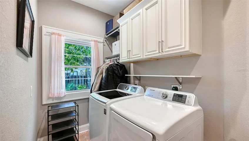Laundry Room adjacent to 2nd Bedroom
