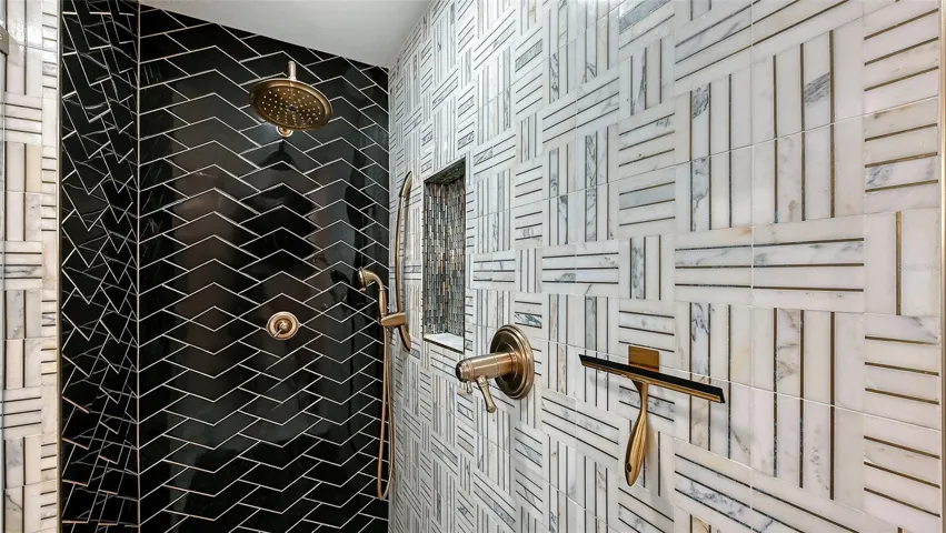 Hand laid tiled Primary Bathroom Shower