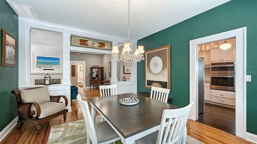 Dining Room View of Living Room