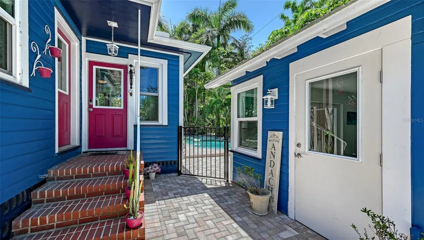 Rear of Home 1st Entrance