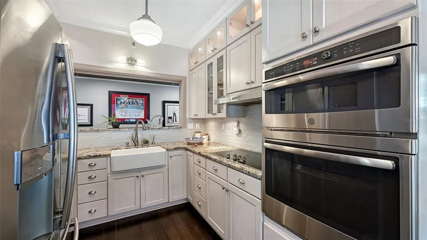 Kitchen View Towards Farmhouse Sink