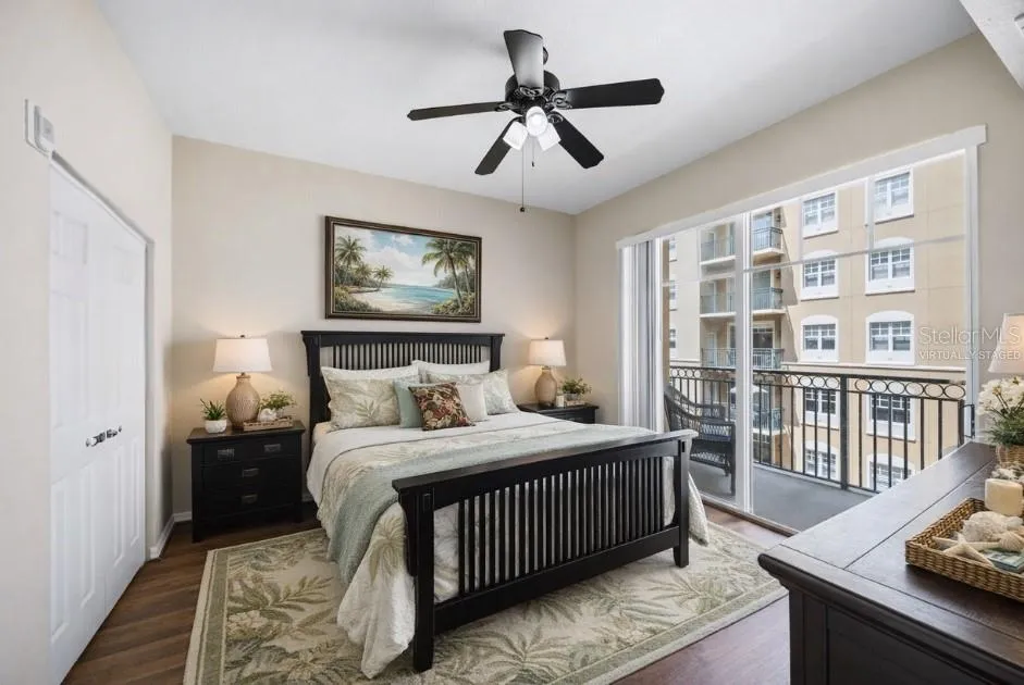 Virtually Staged Bedroom