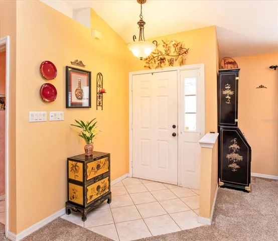 Foyer into the open floorplan.