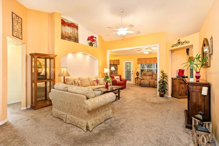 Great Room opens up to another room used as a Family Room - how would you use this space.  French door exits out toward the deck and gazebo.