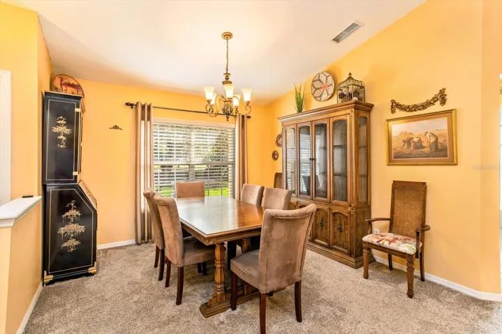 Dining room will fit your large or small table.