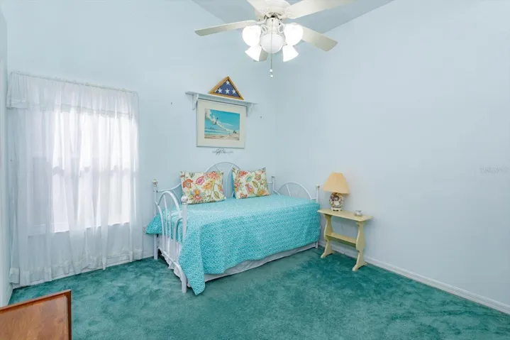 Bedroom 2 is fresh and ready for your guests.