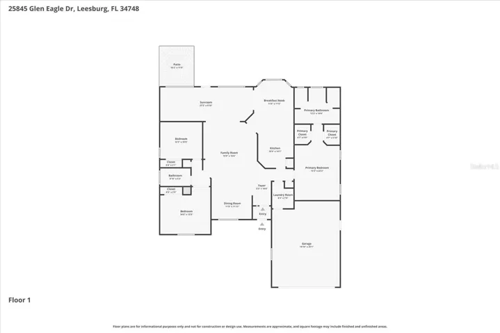 The popular Montego Floor Plan has a semi-open plan and an extra long garage - about 20 x 25 with newly treated floors.  Gorgeous and ready for your golf cart and cars.