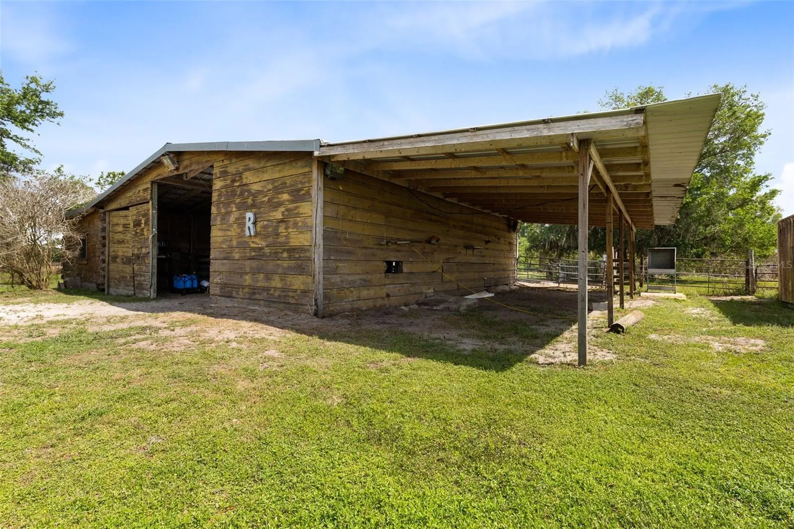 Horse barn