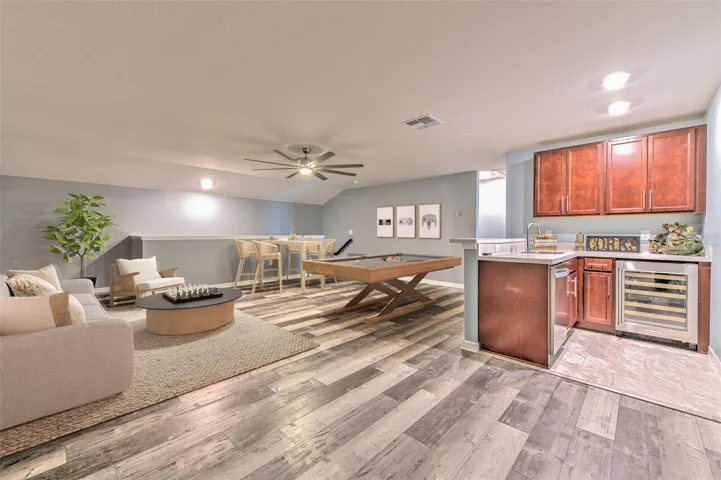 Upstairs loft - virtually staged