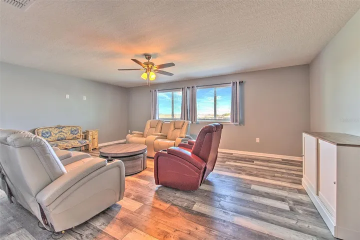 Upstairs media room