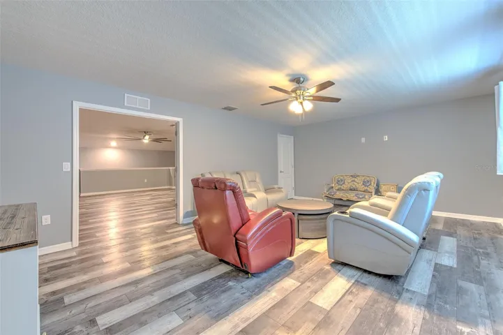 Upstairs media room