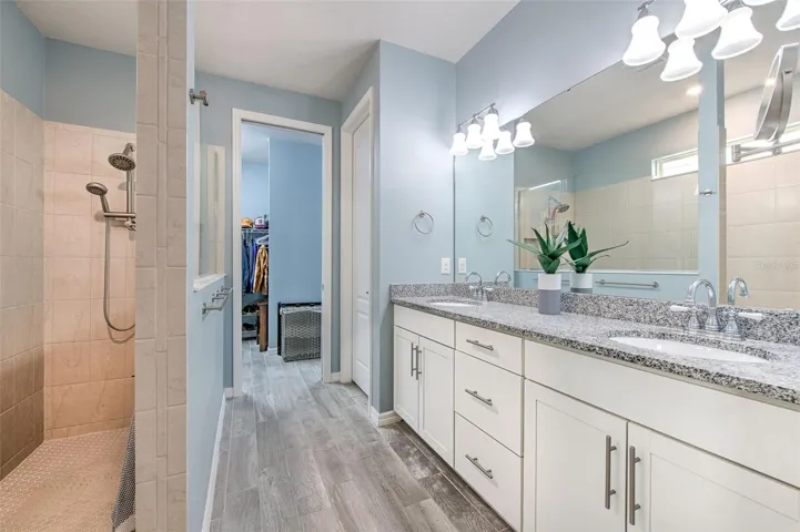 Downstairs primary ensuite bathroom