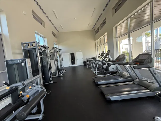 Gym in Clubhouse across the street from 1090