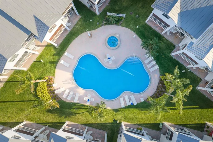 At the heart of the community is the sun-sational pool, spa, and lounge areas.