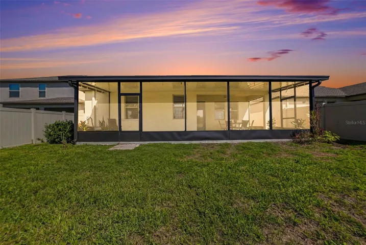 Enjoy the privacy on your lanai on beautiful Florida evenings.
