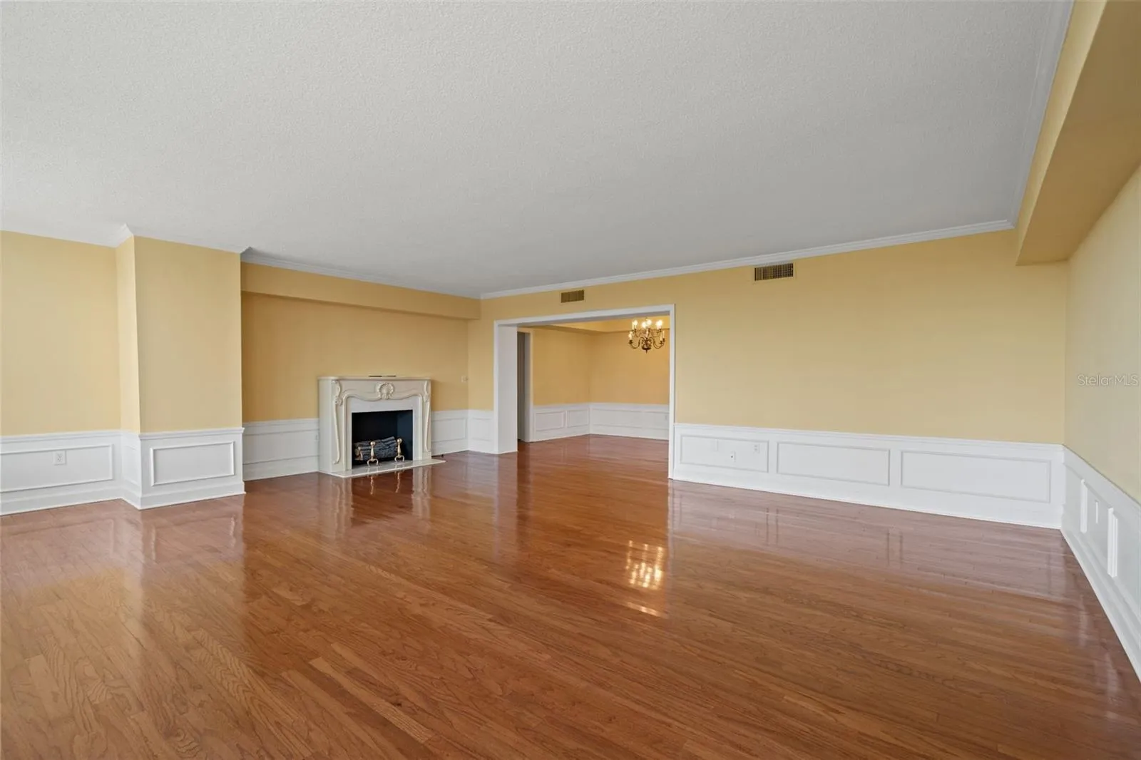 Expansive living room