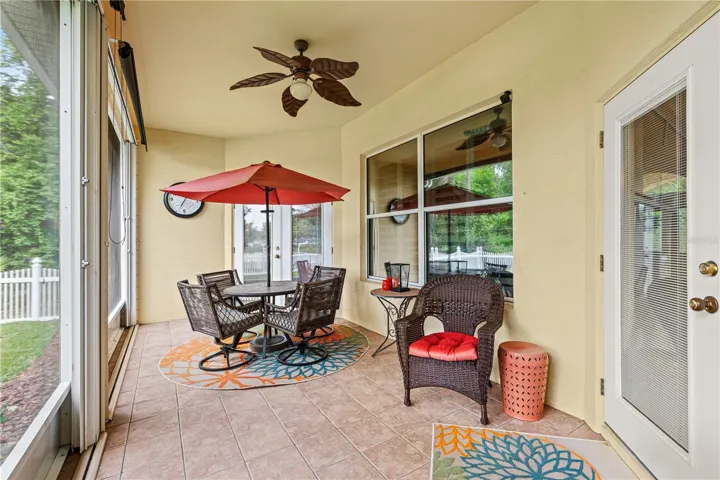 Sun Shades Included in Screen Porch