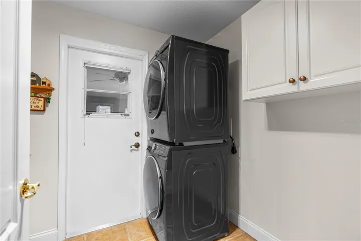 Inside Laundry with Extra Storage